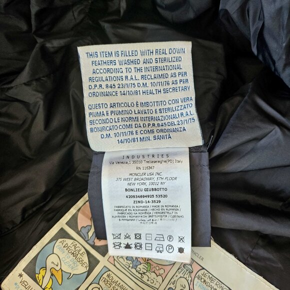 MONCLER GREEN CAMOUFLAGE DOWN FILLED JACKET (2) - Picture 10 of 13